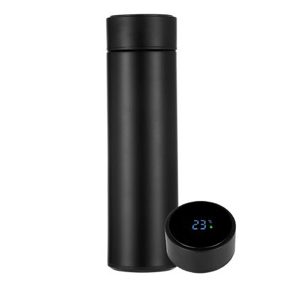 kopen Leakproof 350/500ML Smart waterfles van roestvrij staal met LED-temperatuurscherm Roestvrij staal vacuüm waterfles voor buitensport gemakkelijk schoon te maken online manufacture