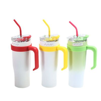 kopen Grote capaciteit Food Grade Dubbele Wand 40 Oz Geïsoleerde Tumbler Met Handle En Straw Custom Vacuüm Geïsoleerde Tumbler Houd Drink Warm Cold OEM/ODM online manufacture