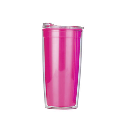 kopen 570 ml Glitter Double Wall Geïsoleerde Plastic Waterfles Stijlvol Moderne Glitter Waterfles Met GRS 100% BPA Vrije vaatwasser Veilig Makkelijk Te Dragen online manufacture