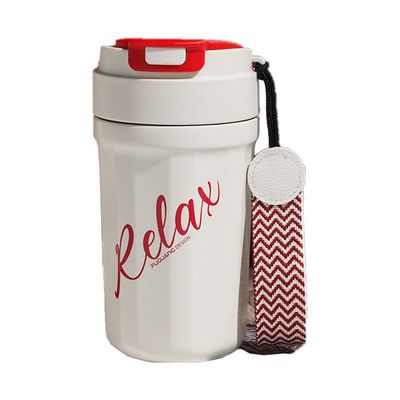 kopen 460 ml Dubbelwand Vacuum Leakproof Koffiebottel Thermos 16 oz roestvrijstalen geïsoleerde bottel met flip deksel langer isolatietijd online manufacture