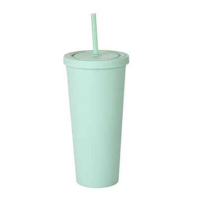 kopen 22oz Matte Pastel Tumblers gekleurde dubbele wand geïsoleerde acryl tumblers met deksels en rietjes gemakkelijk te reinigen perfect voor custom creaties online manufacture