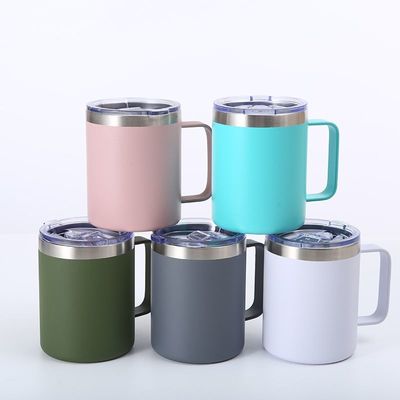 kopen Sleek Design Custom Logo 304 Roestvrij staal Geïsoleerde Metalen Drinkbekers Reisgeïsoleerde Bierbeker Met Deksel 360ml Comfort Grip Makkelijk Schoon online manufacture