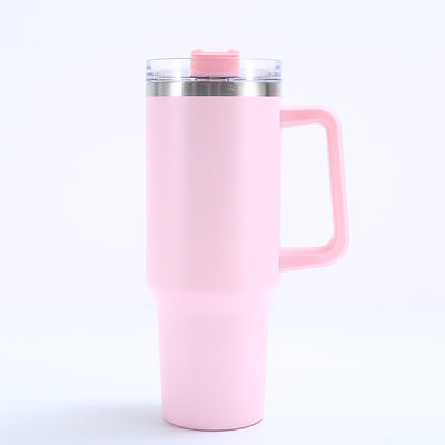 kopen 40 oz roestvrijstalen tumbler met handvat en stro herbruikbare geïsoleerde tumbler reisbeker houdt dranken koud voor man reisbureau cadeautjes online manufacture