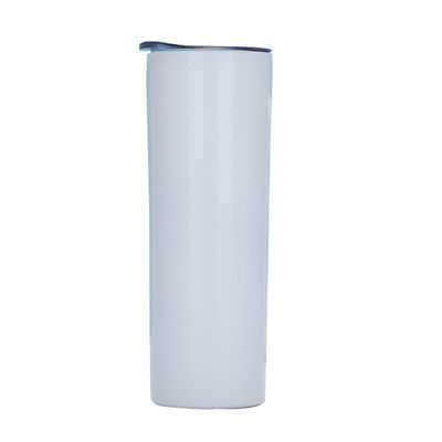 kopen Sublimatie Blank 20 OZ Rechte Dunne Tumbler Met Strooi Roestvrij Staal Dubbele Wand Geïsoleerde Tumbler online manufacture