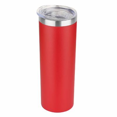 kopen Custom Tumbler met deksel en stro Voeg uw foto tekst Gepersonaliseerde Skinny Tumblers 20oz roestvrij staal Geïsoleerde Dubbele Wand Koffiekop Voor Warme Koude Dranken online manufacture