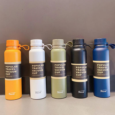kopen Flask Vacuum Outdoor Kids Exclusief Custom Logo Grote capaciteit Draagbare roestvrijstalen fles Sport waterfles online manufacture