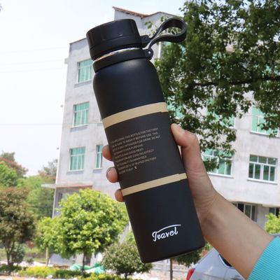 kopen Roestvrij staal Dubbele wand Tumblers Thermos Vacuüm Drink Cup Warmer Mug Camping Water Thee Koffiefles Met Deksel online manufacture