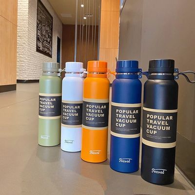 kopen 1100ml Thermos Roestvrijstalen Isolatie Pot Draagbare Reisketel Thee Vacuumfles Buiten Sport Vacuum Flask Warmwaterbeker online manufacture