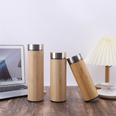 kopen Premium bamboe thermos met thee-infuser voor losse thee 12 oz - thee cadeau set - geïsoleerde waterfles / ijskoude koffietubber - unieke geschenken voor vrouwen, geschenken online manufacture