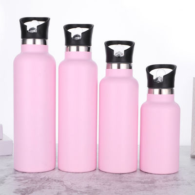 kopen Draagbare sportwaterfles 600ml Dubbellaaggeïsoleerde roestvrijstalen beker Zwart Voor fitness buitenactiviteiten online manufacture