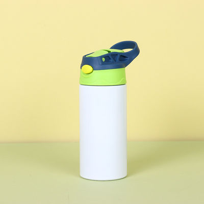 kopen 12oz Sublimatie Blanks Sippy Cup Sublimatie Tumblers voor kinderen Roestvrij staal Geïsoleerde waterfles voor peuters met lekkagebestendige stro deksel en handvat online manufacture