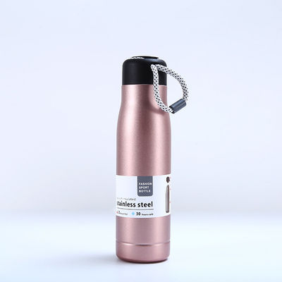 kopen Eco-vriendelijke roestvrijstalen waterfles met banddeksel Drievoudig laag vacuüm geïsoleerd en herbruikbaar voor direct drinken online manufacture