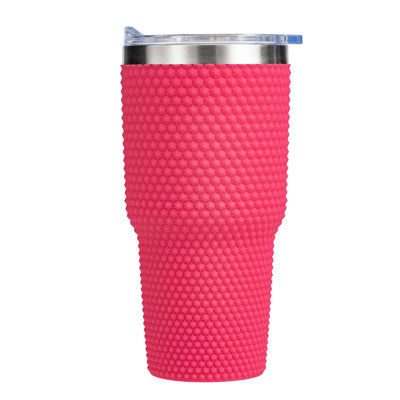 kopen Stijlvolle roestvrijstalen bekers, multi-kleuropties met diamant-textuur sleeve, roestvrijstalen deksel online manufacture