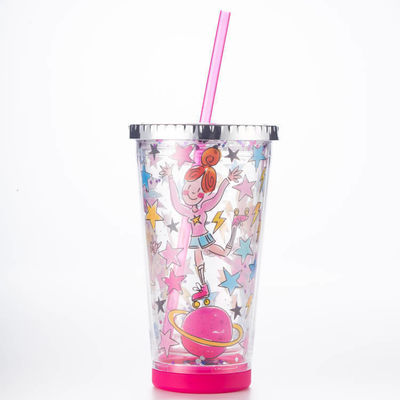 kopen Anti-lek DIY Sticker Straw Cup Draagbare en handige drinkbeker online manufacture