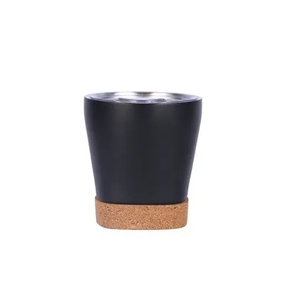 kopen Tafel Bescherm 8 Oz Geïsoleerde Tumbler Dubbelwand Roestvrij staal Tumbler Cork Bottom Koffiemok Custom Met Filp Deksel Gemakkelijk En Makkelijk Te Reinigen online vervaardiging