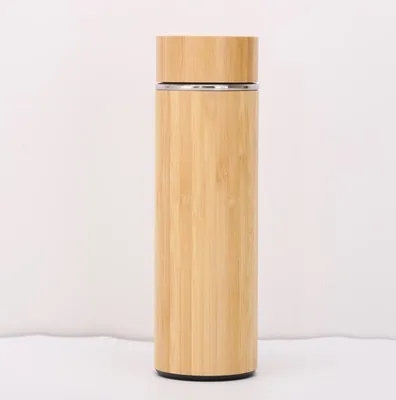 kopen Geïsoleerde bamboe thee reis tumbler met infuser strainer mouw voor warme koffie of koude thee roestvrij staal koffiebeker thee cadeau set voor theeliefhebbers houdt dranken langer warm online manufacture