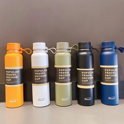 kopen Flask Vacuum Outdoor Kids Exclusief Custom Logo Grote capaciteit Draagbare roestvrijstalen fles Sport waterfles online vervaardiging