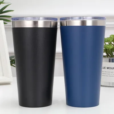 kopen 16 oz dubbelmuurtje geïsoleerd roestvrijstalen tumbler set reisbeker warme en koude dranken koffie water en meer online vervaardiging
