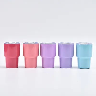kopen 3 oz mini tumbler shot glas met stro en deksel, 24 pak roestvrij staal sublimatie shot glas voor bruiloft feest whisky cocktail bar met stro en deksel online vervaardiging