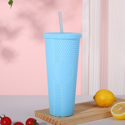 kopen Vakantie IJzig Lilac Bling Gestopte Plastic Cold Cup Tumbler 24oz online manufacture