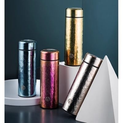 kopen Reisklaar Premium Titanium Hydro Flask lichtgewicht lekbestendig 500 ml capaciteit Titanium geïsoleerde waterfles Ideaal voor kamperen Wandelen Featherlight Design online vervaardiging