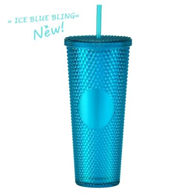 kopen Factory Direct Supply Double-layer Plastic Straw Cup, Large Capacity Creative 710ml Durian Cup, Prickly Cup, Portable Diamond Cup online vervaardiging
