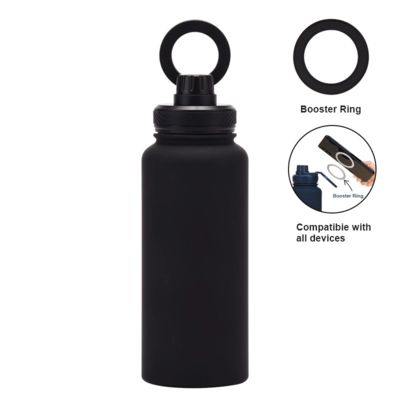 kopen New Cross-border Mobile Phone Magnetic Stand Water Cup Outdoor Large-capacity 1L Insulated Cup Stainless Steel Sports Water Bottle online vervaardiging