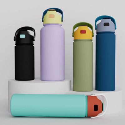 kopen Cross-border 18oz Space Bottle Stainless Steel Space Flask Insulated Pot Multi-color Series Custom Logo Water Cup Customization online vervaardiging