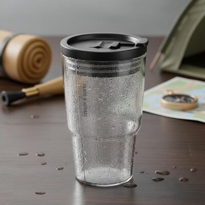 kopen Slide Closure Plastic Tumbler Dubbelwandig Geïsoleerd Container Ontworpen Voor Reizen Kamperen En Dagelijkse Hydratatie online vervaardiging