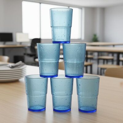 kopen Herbruikbare stapelbare plastic beker gemaakt van BPA-vrije materialen, ideaal voor kantoren, scholen en horecagelegenheden online vervaardiging