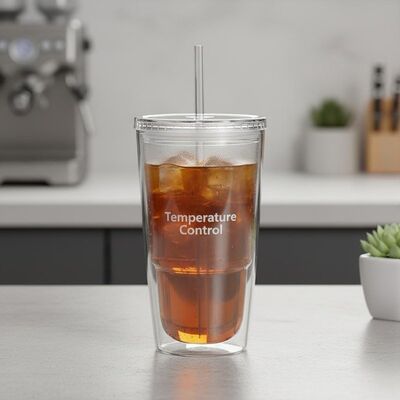 kopen Dubbelwand Plastic Tumbler Duidelijk cilinderontwerp zorgt voor temperatuurregeling van drank Duurzaam herbruikbaar en licht online vervaardiging