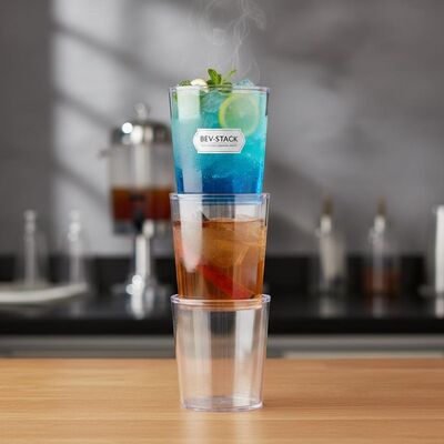 kopen Stapelbare plastic cilinders geschikt voor warme en koude dranken perfect voor horeca en dranken stations online vervaardiging
