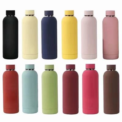 350/500/750/1000ML milieuvriendelijk geïsoleerd herbruikbaar roestvrij staal fitness waterfles 1 liter sport waterfles metalen milieubescherming