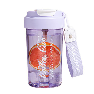 lekvrije 550 ml Tritan Bpa gratis waterfles Veilig Creatief Hoog uiterlijk Zomer Single Wall Coffee Mug Fles Multifunctionele Gebruik Met Customized Logo