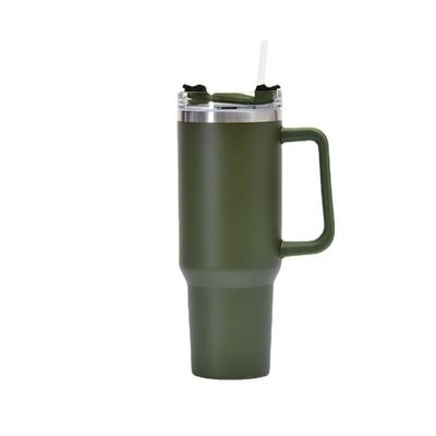 40oz blusser met handvat staal vacuüm zegel tumbler