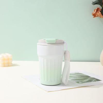 Geïsoleerde koffiekop met lekkagebestendige deksel herbruikbare koffiekoppen Reisbeker 13 OZ Koffie Reisbeker,Dubbelwandige koffiekop,Ongewalste koffiekop voor warme koude dranken