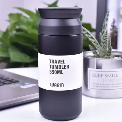 Japanse stijl Travel Tumbler Vacuum Geïsoleerde Thermos Blauw 450 ML 15.2 Oz Medium