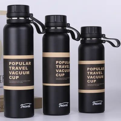 Custom Double Wall Vacuum Roestvrij staal waterfles Tumbler met deksels met logo ontwerp