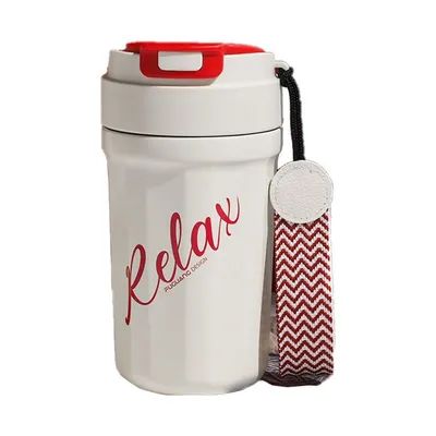 460 ml Dubbelwand Vacuum Leakproof Koffiebottel Thermos 16 oz roestvrijstalen geïsoleerde bottel met flip deksel langer isolatietijd