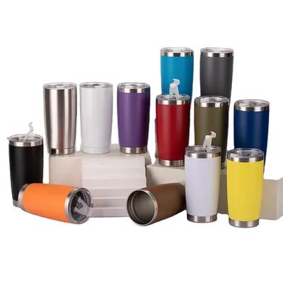 Fabrieksgeïsoleerd roestvrij staal 20 oz Reisdrankbeker Koffie Glas Kleine waterfles