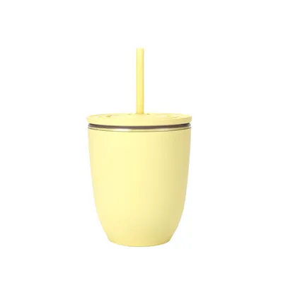 groothandel Zomer Dubbelwand Plastic mug Lichtgewicht Grote capaciteit Draagbare rubber bedekte met voertuig gemonteerd Frosted Straw waterfles