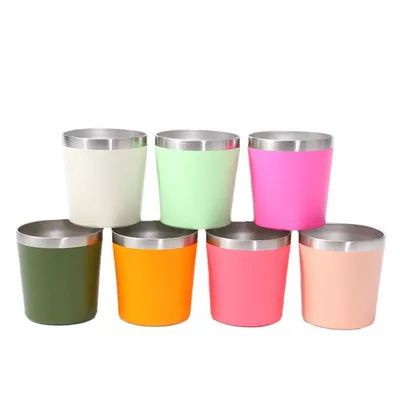 Voedselkwaliteit 12 oz roestvrijstalen koffiebeker 8 oz roestvrijstalen reisbeker voor autodispenser veilig BPA-vrij BSCI/ISO9001-certificering