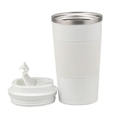17oz reiskoffiekoppen geïsoleerde mok thermische tumbler met deksel lekbestendig herbruikbaar roestvrij staal koffiebeker lekbestendig voor warme en ijskoude dranken