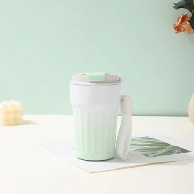 Geïsoleerde koffiekop met lekkagebestendige deksel herbruikbare koffiekoppen Reisbeker 13 OZ Koffie Reisbeker,Dubbelwandige koffiekop,Ongewalste koffiekop voor warme koude dranken