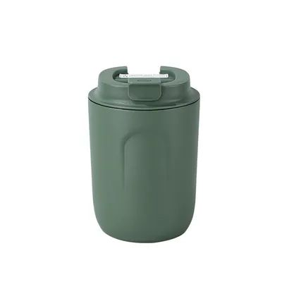 Roestvrij staal koffiekop Reisbeker Dubbele wand vacuümbeker Herbruikbare koffiekop voor auto thermos met deksel voor warm/ijs koffie