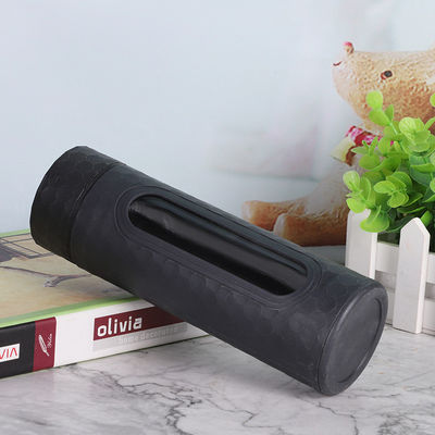 Gepersonaliseerd logo Modieus Draagbaar lichtgewicht Borosil glas waterfles Dubbellaag 500 ml glas drinkflessen voor alle drinkwater